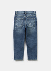 Ovs Five-Pocket Jeans With Abrasions